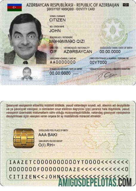 Modelo de identificação do Azerbaijão